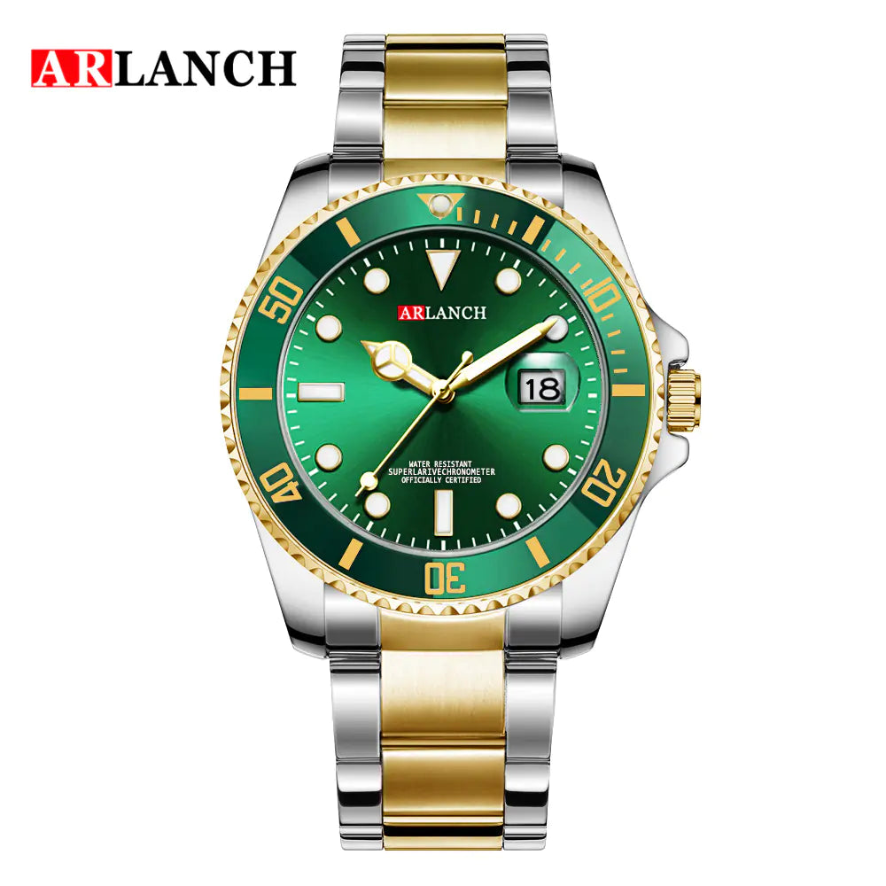 ARLanch Green Stainless Steel Watch