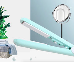 Travel-Size 2-in-1 Hair Straightener & Curler