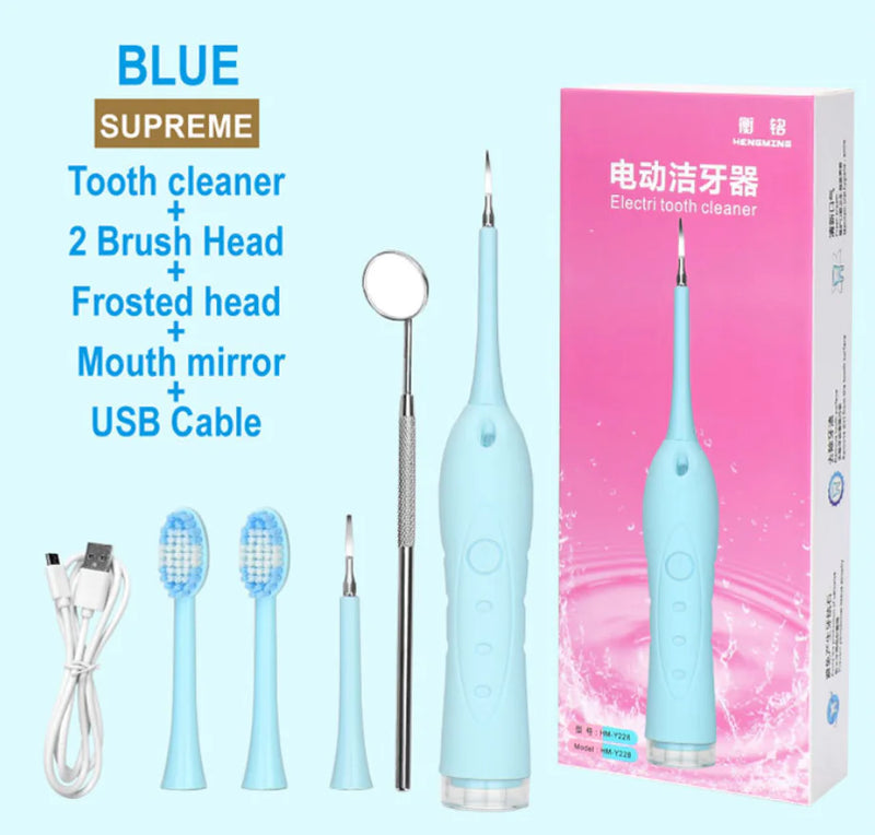 Upgraded Dental Cleaner with Replaceable Heads (Multifunctional)
