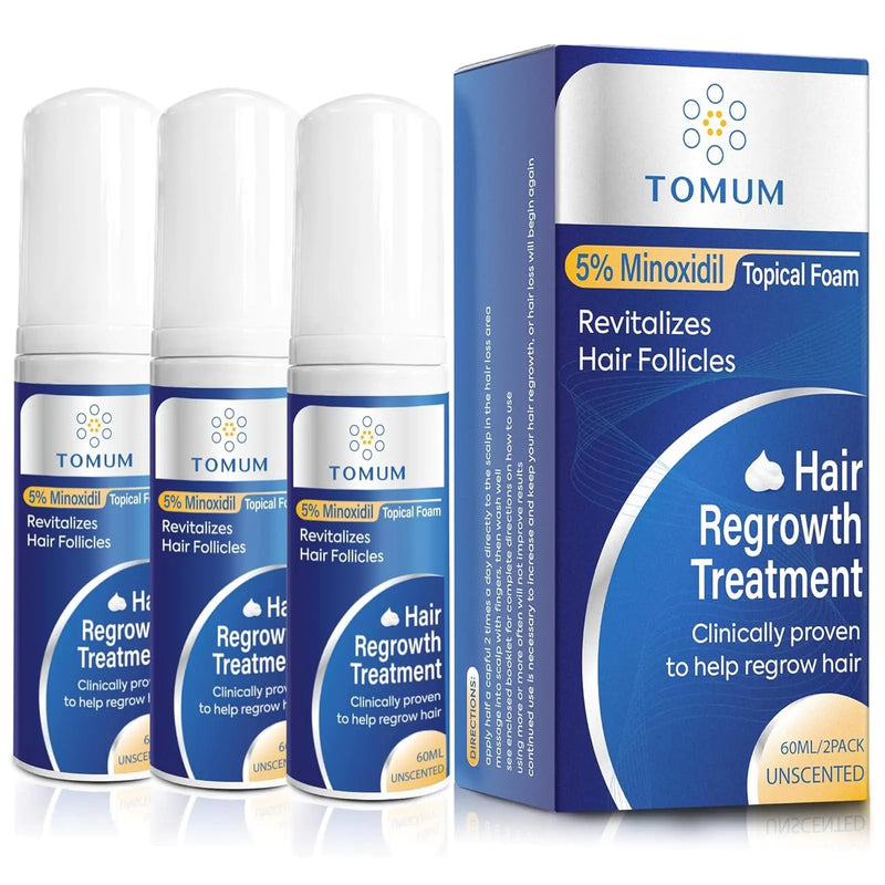 MinoThrive 5% Minoxidil Hair Regrowth Foam - 3 Pack