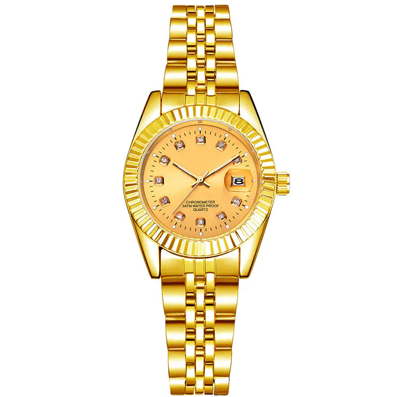 Student Calendar Gold Watch