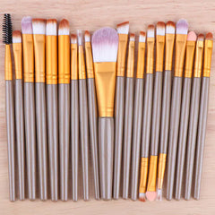 Professional Makeup Brush Set with Soft Synthetic Handles