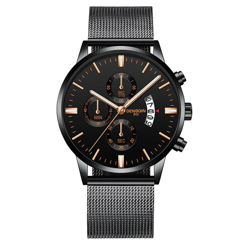 Men's Stainless Steel Casual Watch