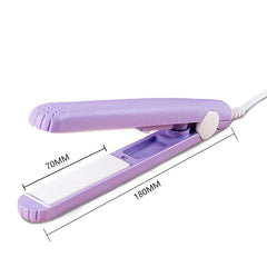 Travel-Size 2-in-1 Hair Straightener & Curler