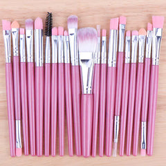 Professional Makeup Brush Set with Soft Synthetic Handles