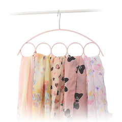 5-Ring Scarf Rack, Closet Organizer, Creative Hanger