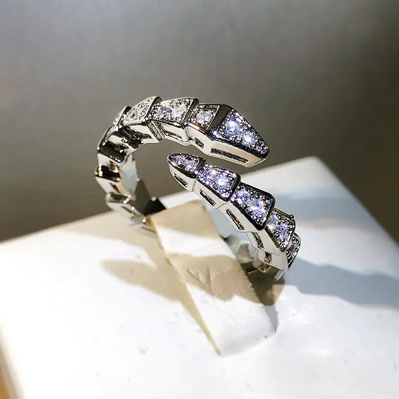 Adjustable Simple Snake Ring for Women