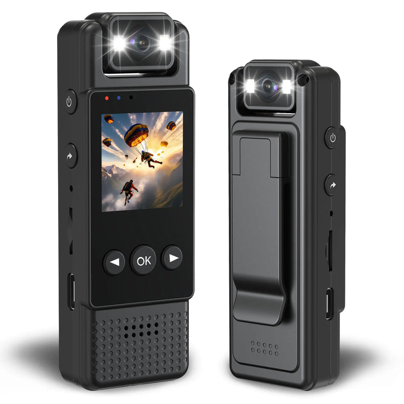 HD1080P Mini BodyCam with Rotating Lens