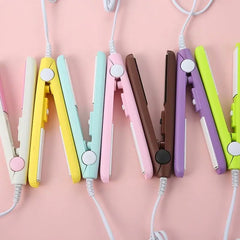 Travel-Size 2-in-1 Hair Straightener & Curler