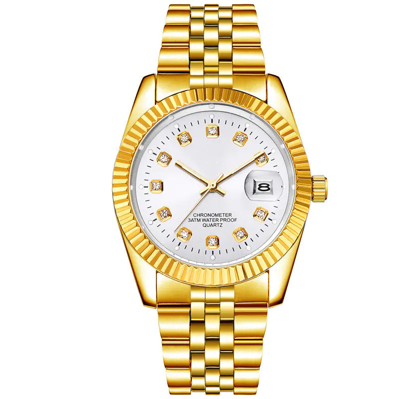 Student Calendar Gold Watch