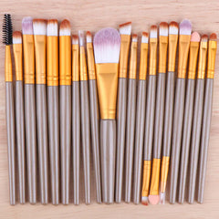 Professional Makeup Brush Set with Soft Synthetic Handles