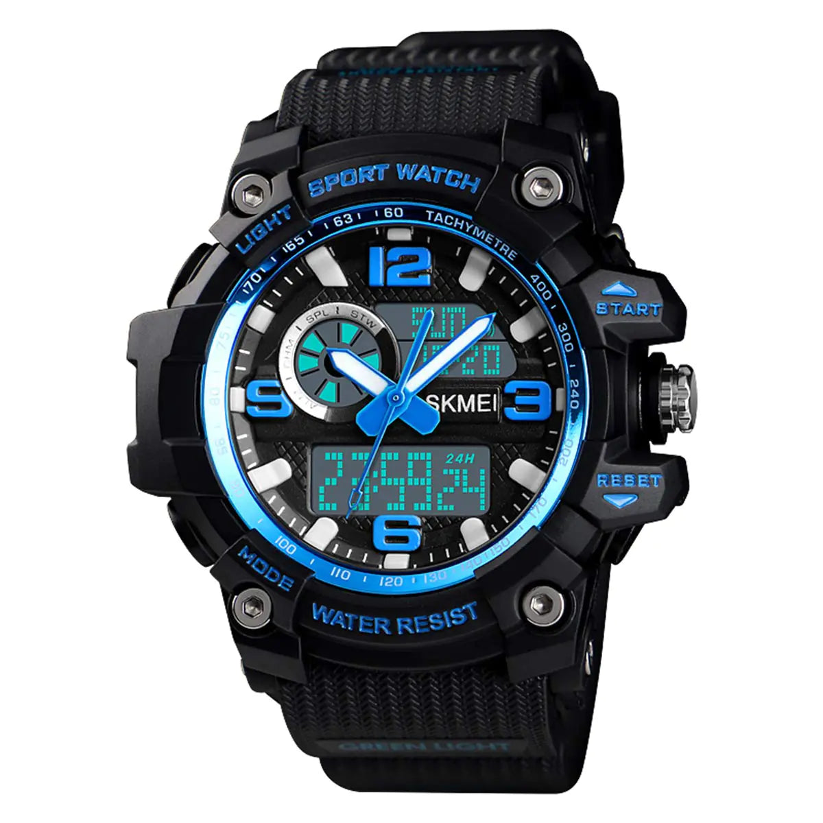 Men's Digital Waterproof Watch