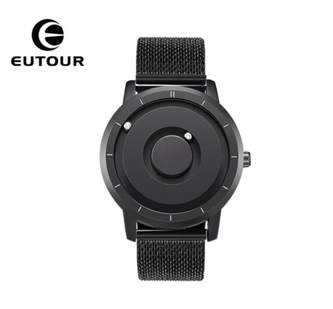 EUTOUR Men's Minimalist Steel Ball Watch