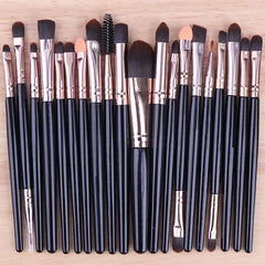 Professional Makeup Brush Set with Soft Synthetic Handles
