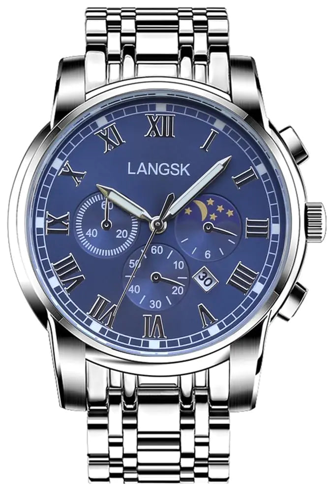 LANGSK Men's Stainless Steel Watch