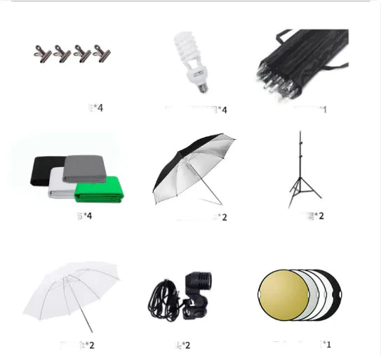 Soft Light Umbrella Shooting Photography Set — Professional Lighting for Flawless, Studio-Quality Results