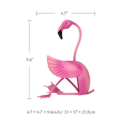 Flamingo Wine Rack - Iron Art Home Decor Piece