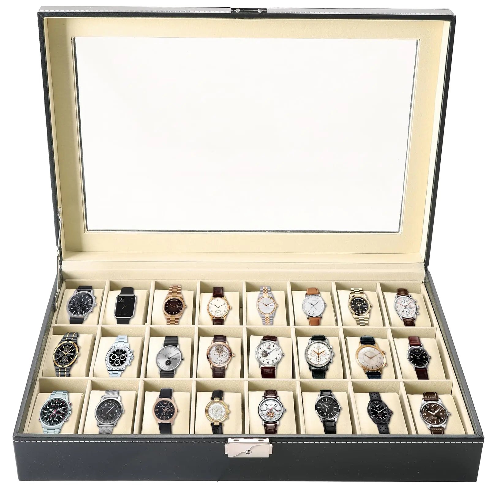 Watch Box Organizer Display (24 Slot)