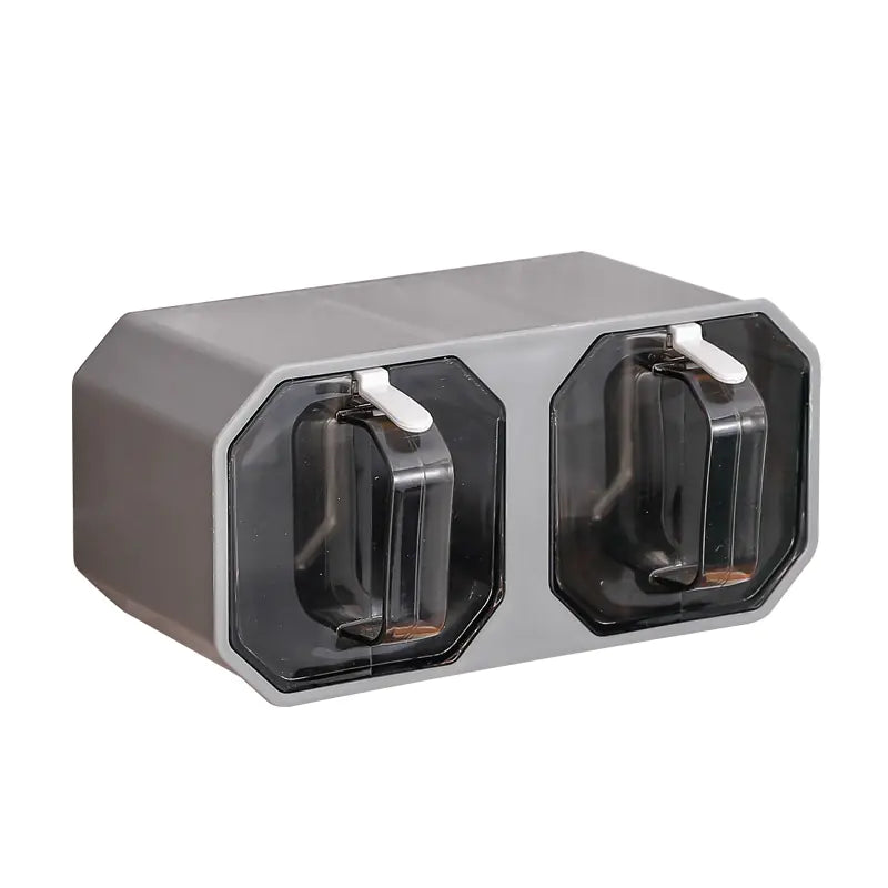 Punch-Free Wall-Mounted Seasoning Jar for Kitchen