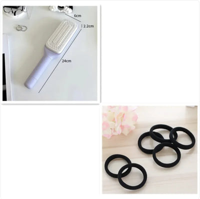 4-in-1 Ergonomic Self-Purifying Hair Brush