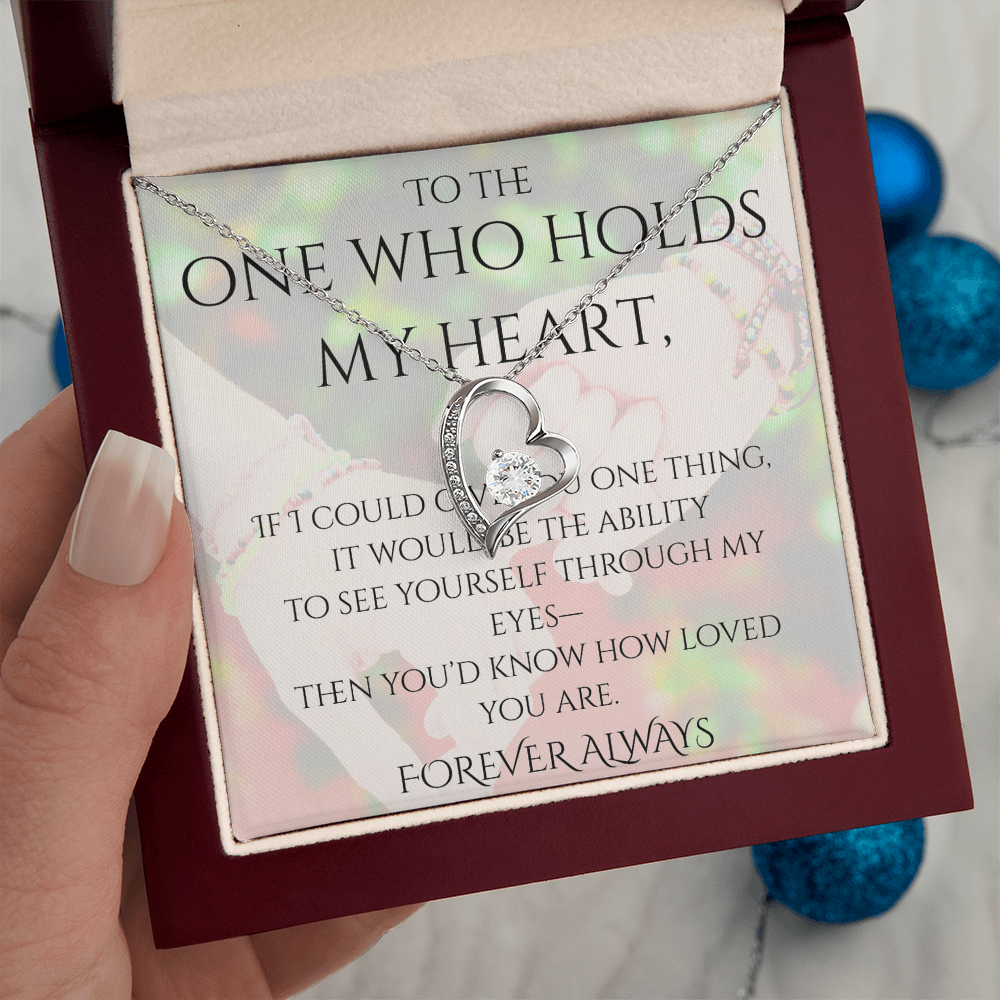 Valentine's Day Infinite Love Necklace - Gifts For Partner (Message 05)