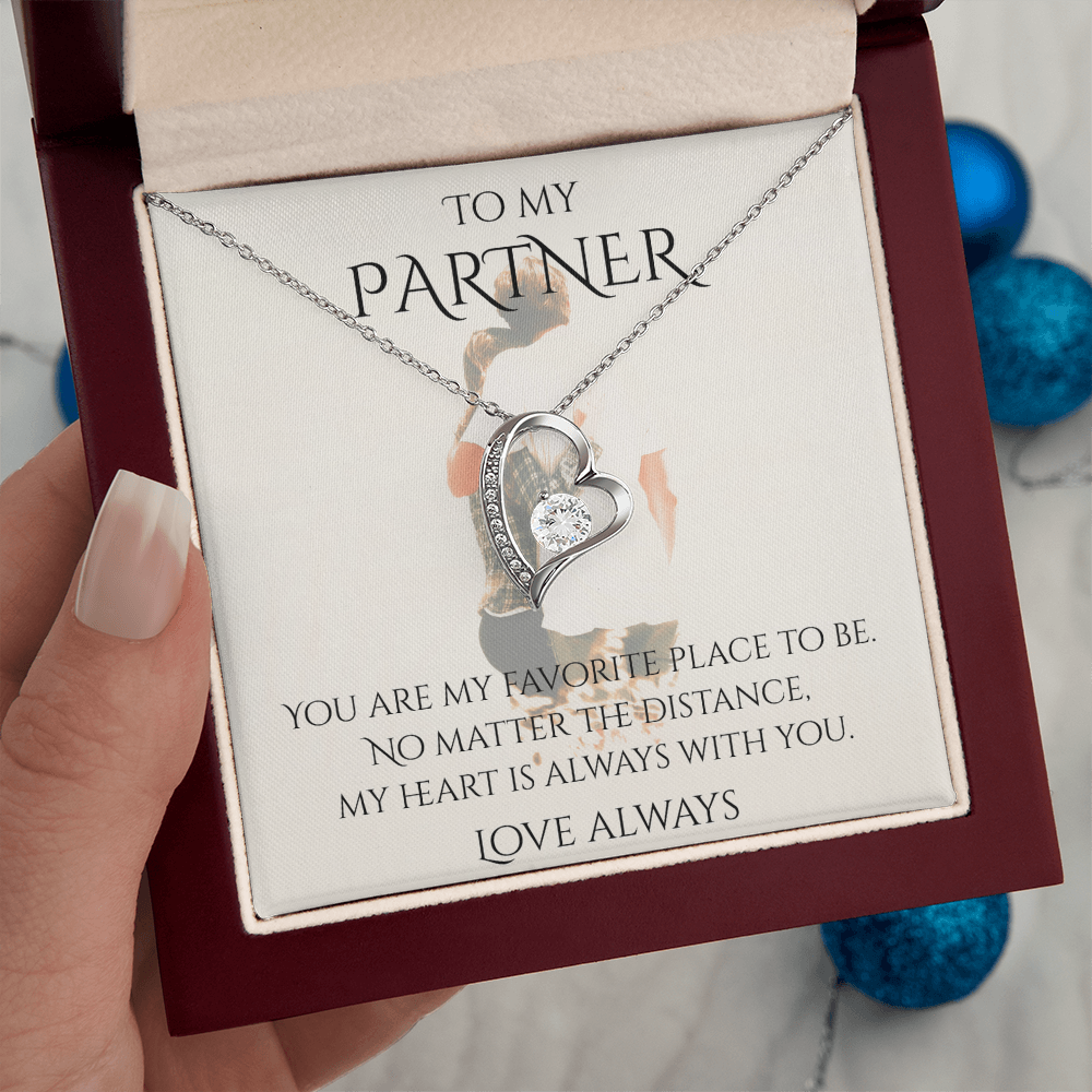Valentine's Day Infinite Love Necklace - Gifts For Partner (Message 02)