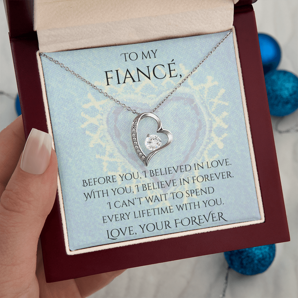 Valentine's Day Infinite Love Necklace - Gifts For Fiancé