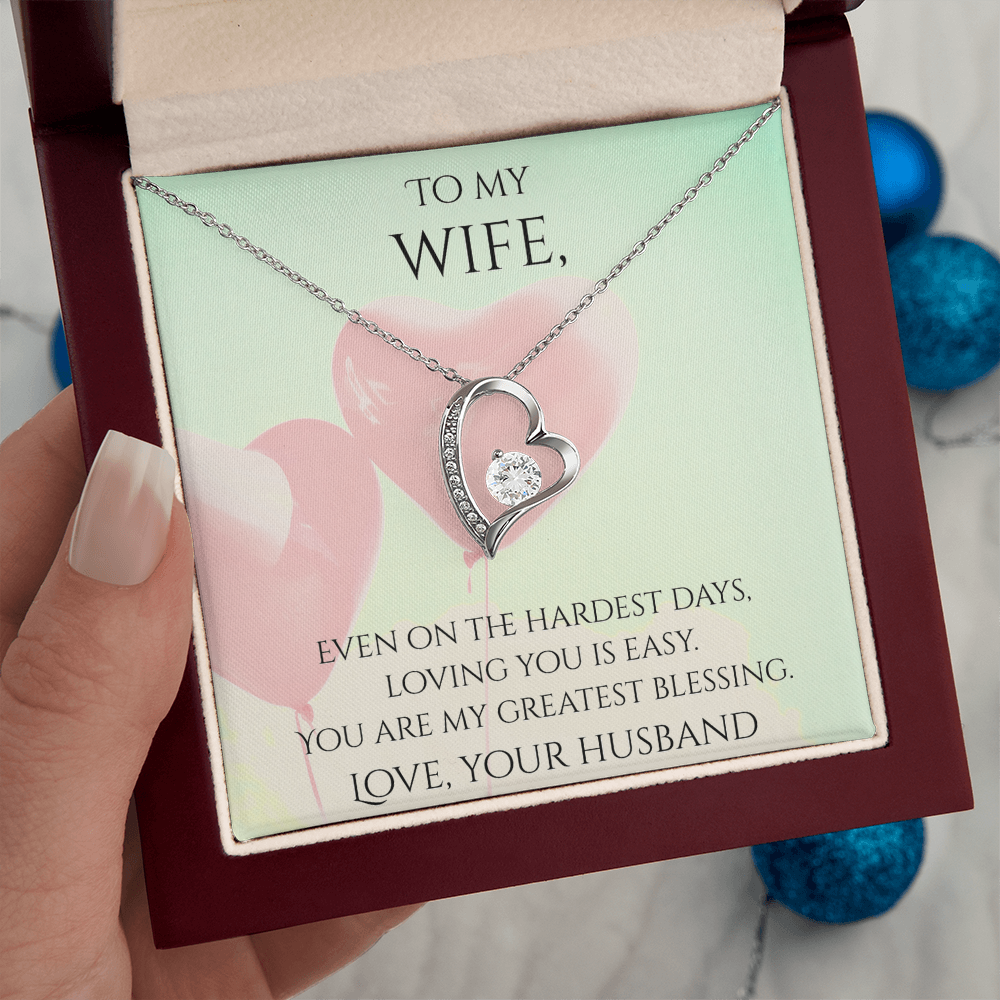 Valentine's Day Infinite Love Necklace - Gifts For Wife (Message 04)