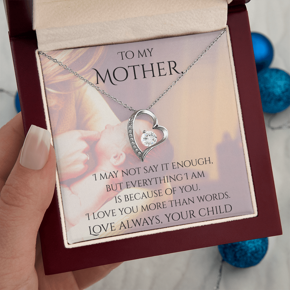 Valentine's Day Infinite Love Necklace - Gifts For Mother