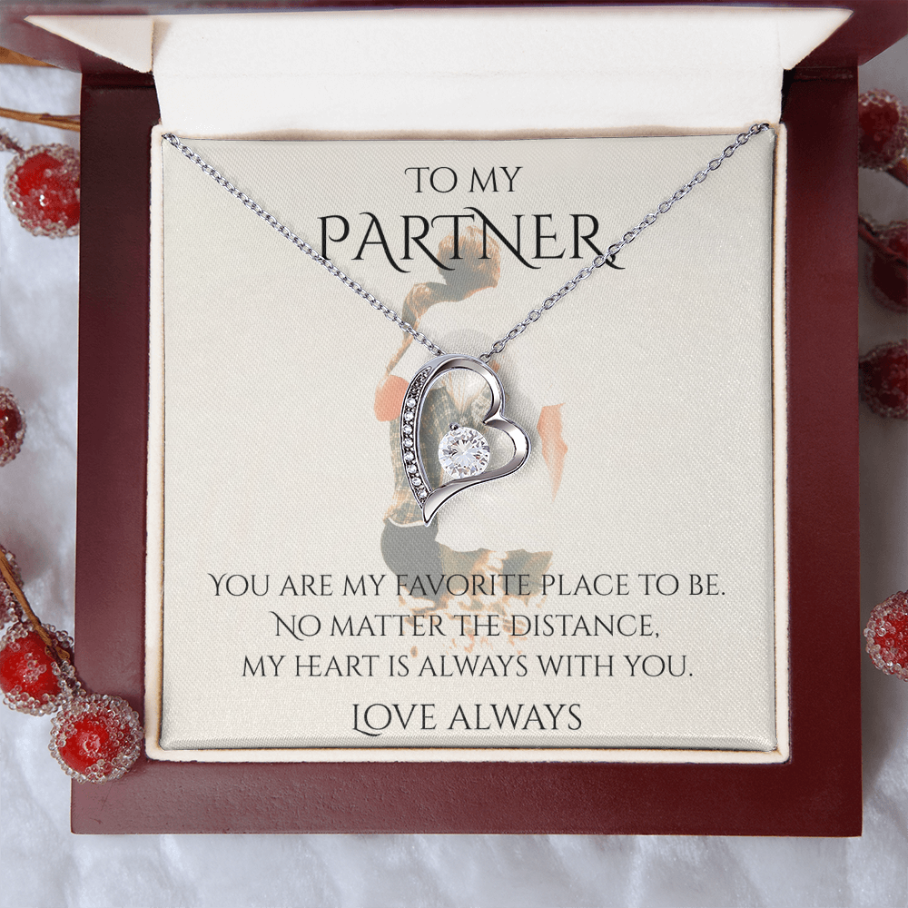 Valentine's Day Infinite Love Necklace - Gifts For Partner (Message 02)