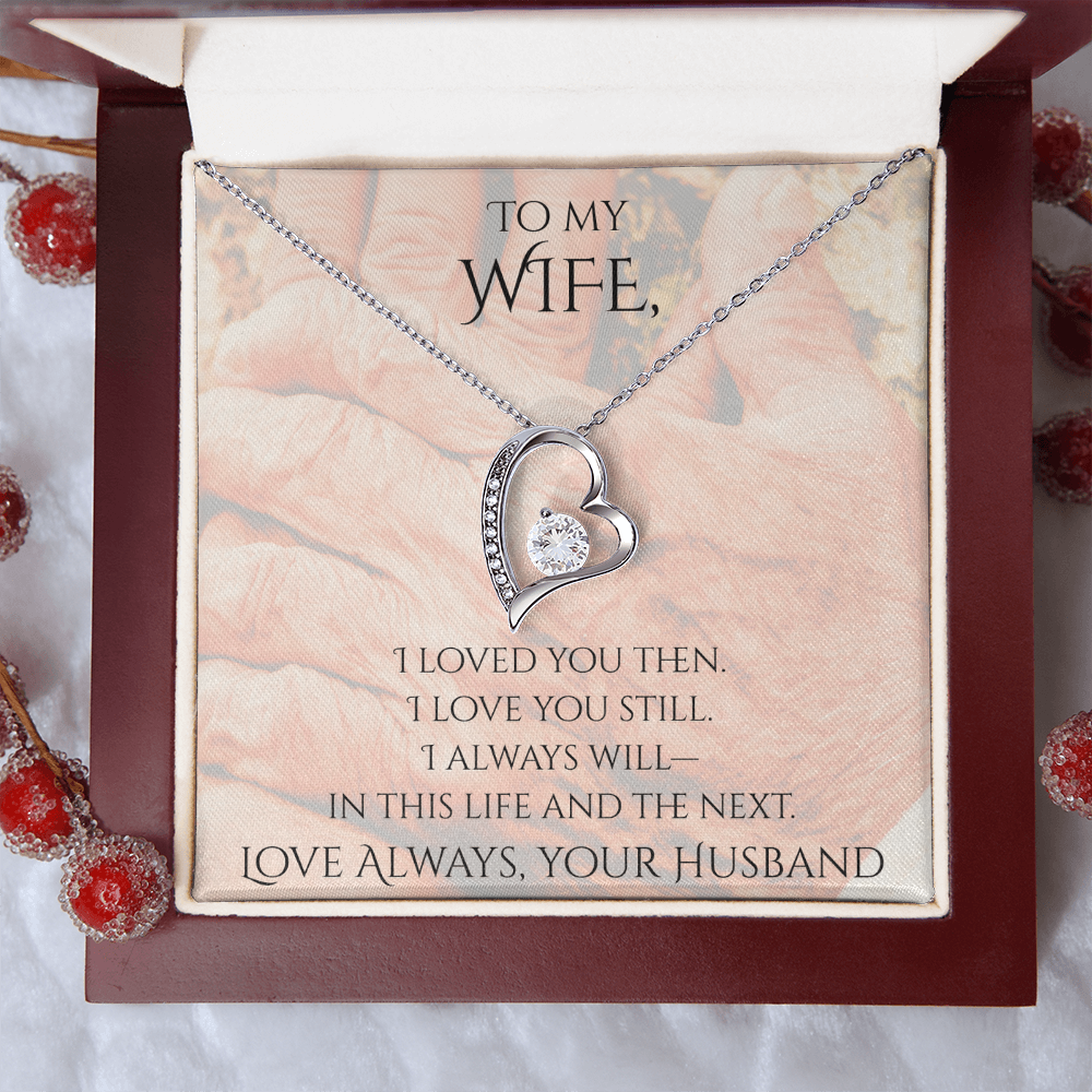 Valentine's Day Infinite Love Necklace - Gifts For Wife (Message 02)