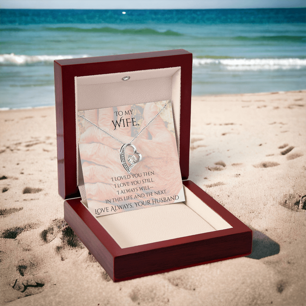 Valentine's Day Infinite Love Necklace - Gifts For Wife (Message 02)