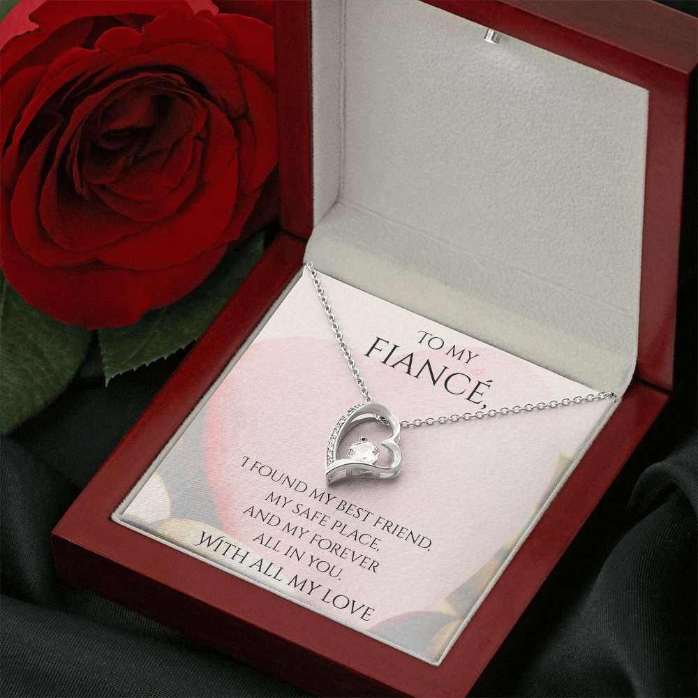 Valentine's Day Infinite Love Necklace - Gifts For Fiancé (Message 02)
