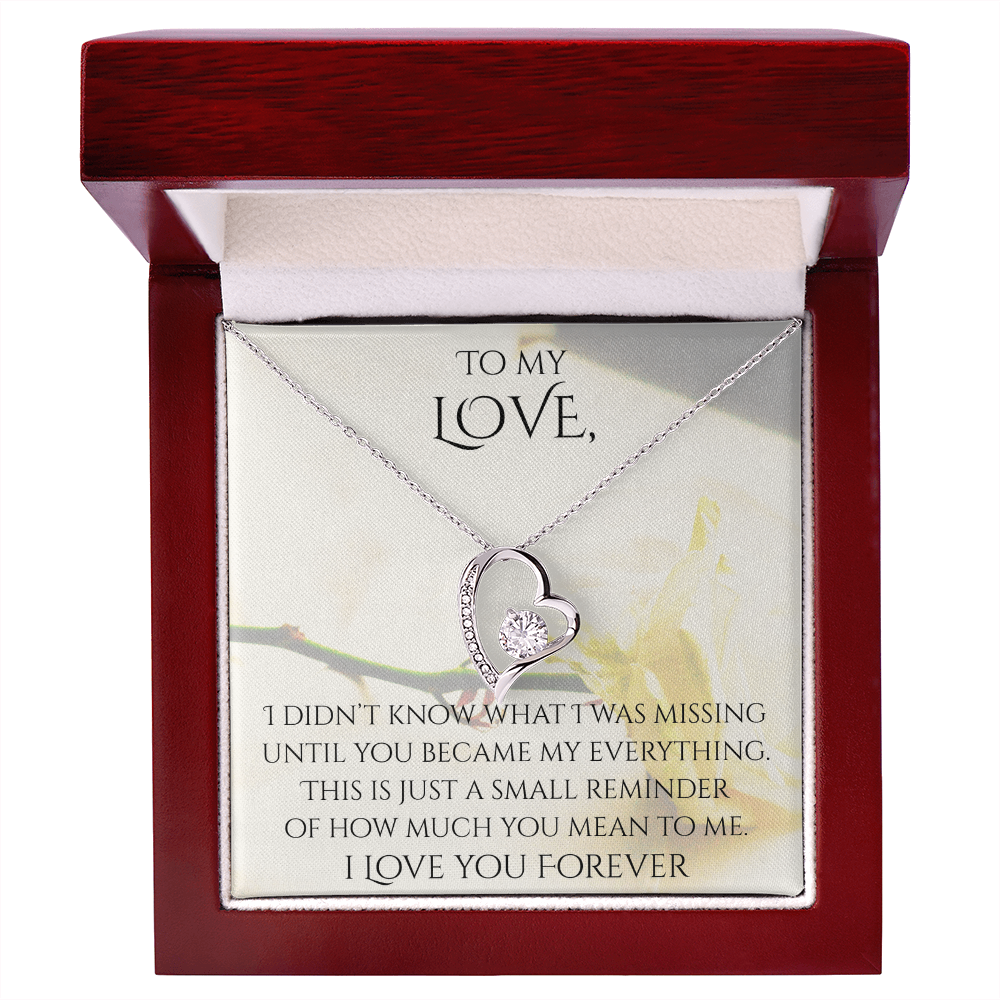 Valentine's Day Infinite Love Necklace - Gifts For Partner (Message 03)