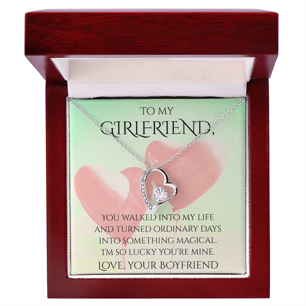 Valentine's Day Infinite Love Necklace - Gifts For Girlfriend (Message 03)