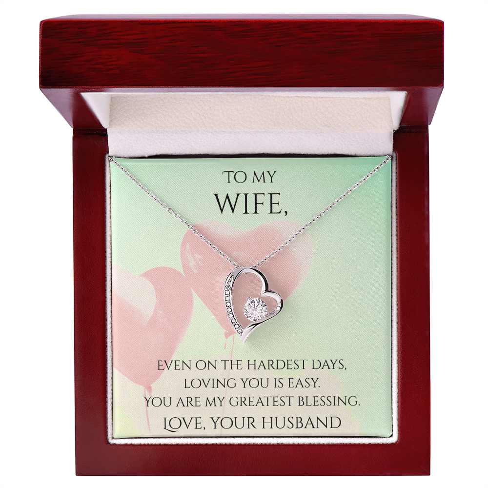 Valentine's Day Infinite Love Necklace - Gifts For Wife (Message 04)