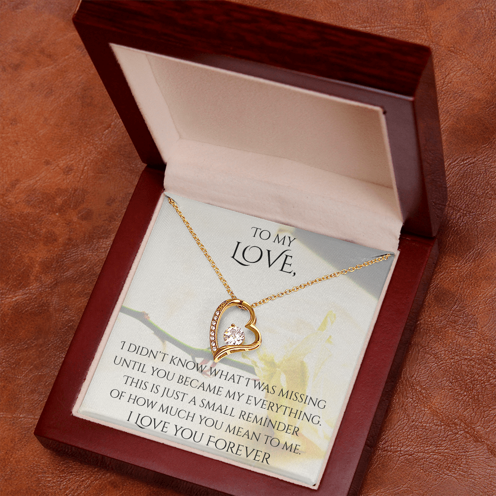 Valentine's Day Infinite Love Necklace - Gifts For Partner (Message 03)