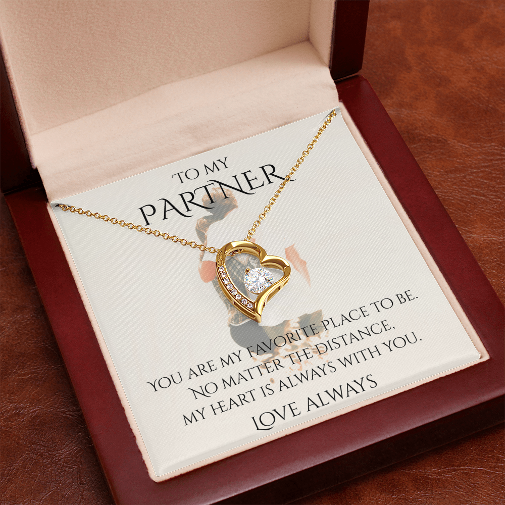 Valentine's Day Infinite Love Necklace - Gifts For Partner (Message 02)