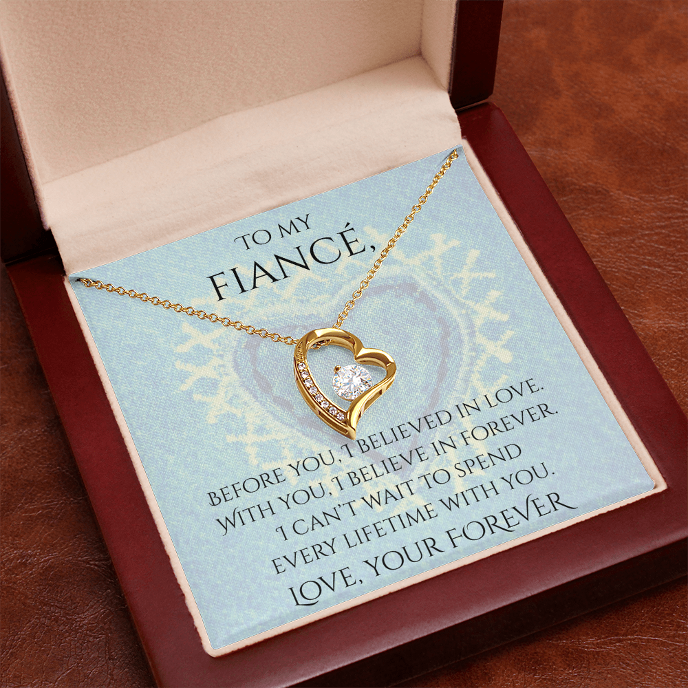 Valentine's Day Infinite Love Necklace - Gifts For Fiancé