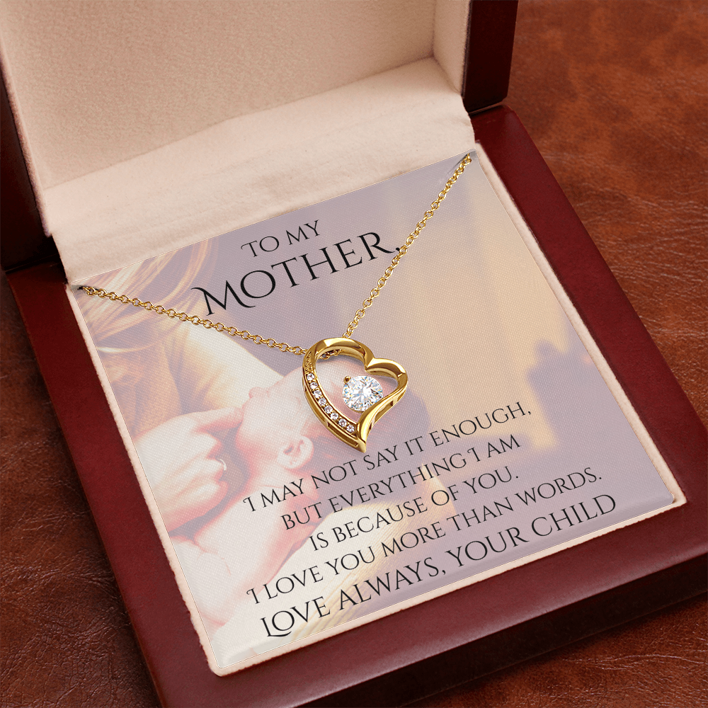 Valentine's Day Infinite Love Necklace - Gifts For Mother