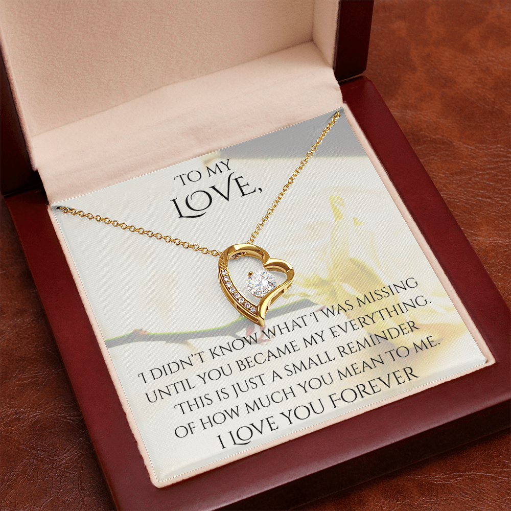 Valentine's Day Infinite Love Necklace - Gifts For Partner (Message 03)