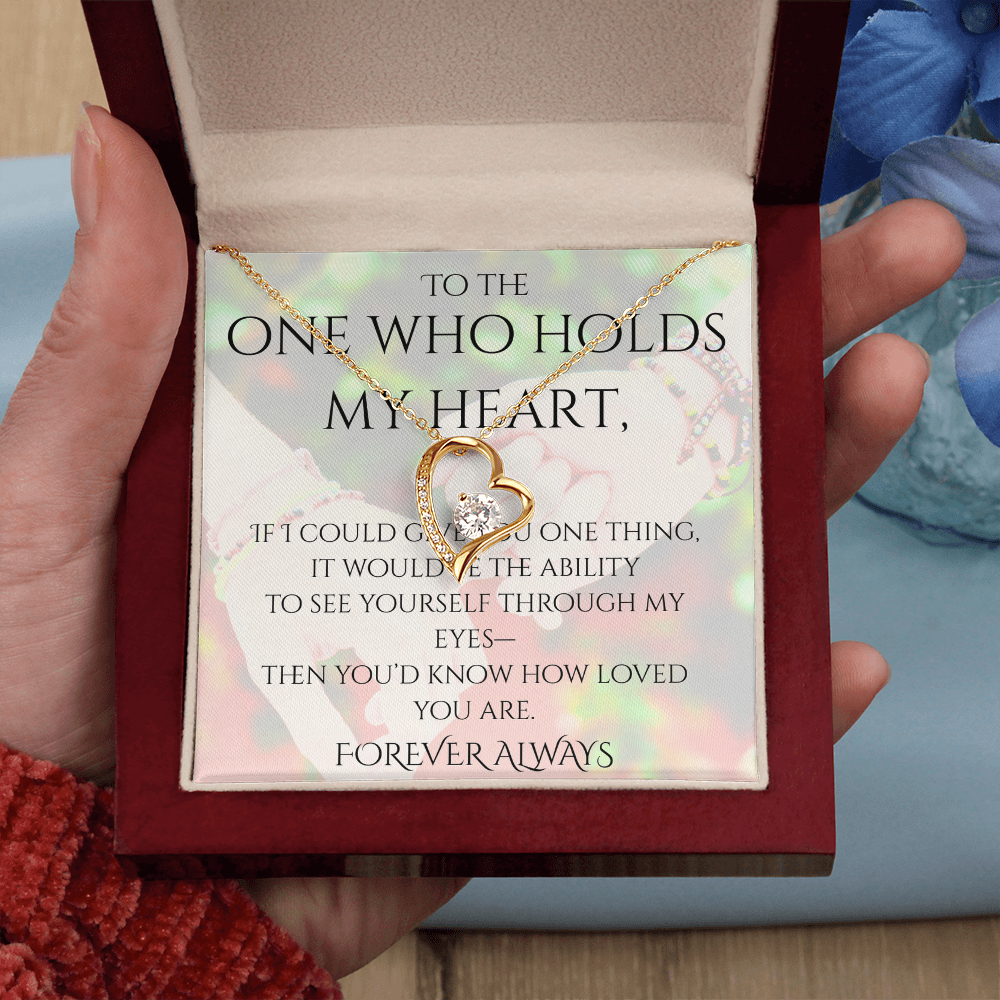 Valentine's Day Infinite Love Necklace - Gifts For Partner (Message 05)