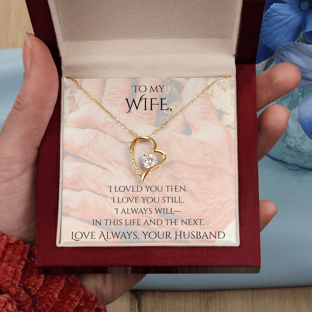 Valentine's Day Infinite Love Necklace - Gifts For Wife (Message 02)