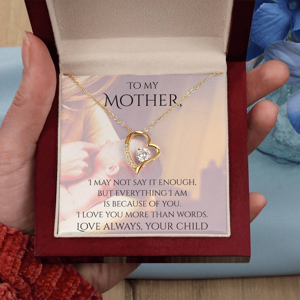 Valentine's Day Infinite Love Necklace - Gifts For Mother