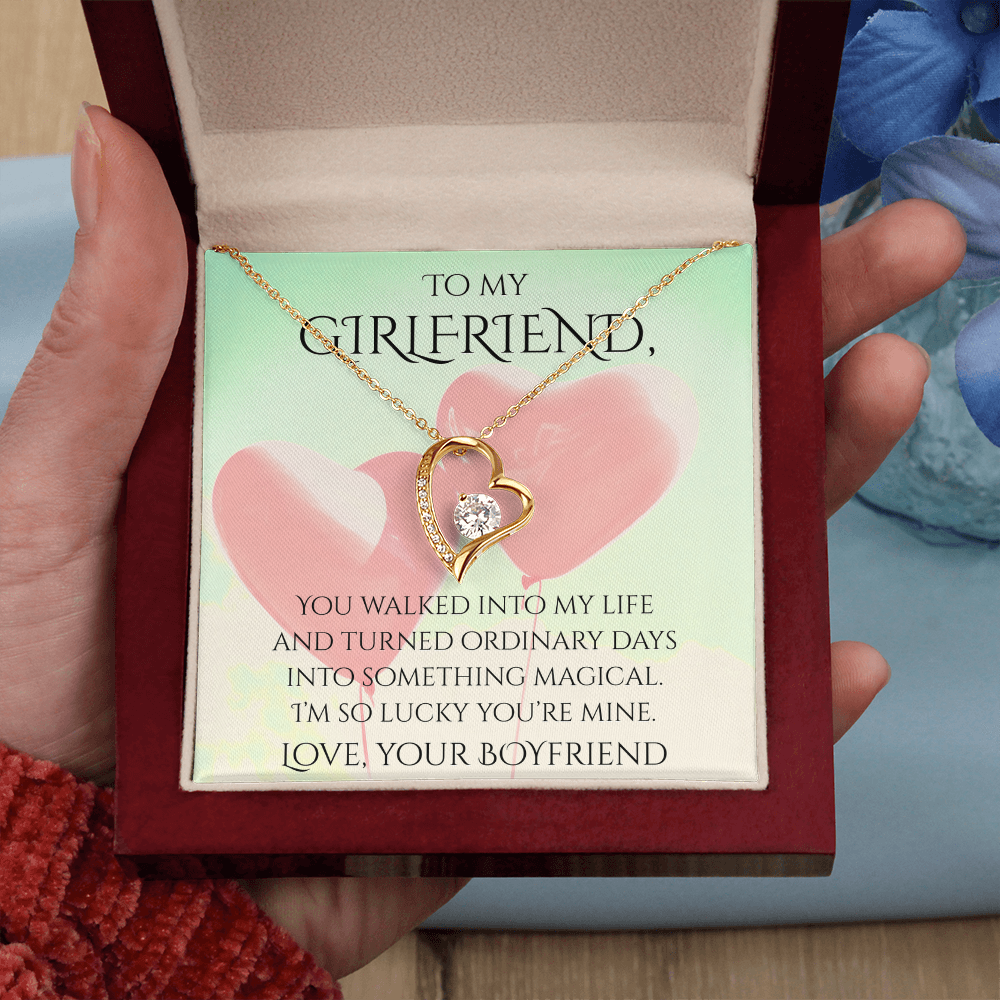 Valentine's Day Infinite Love Necklace - Gifts For Girlfriend (Message 03)