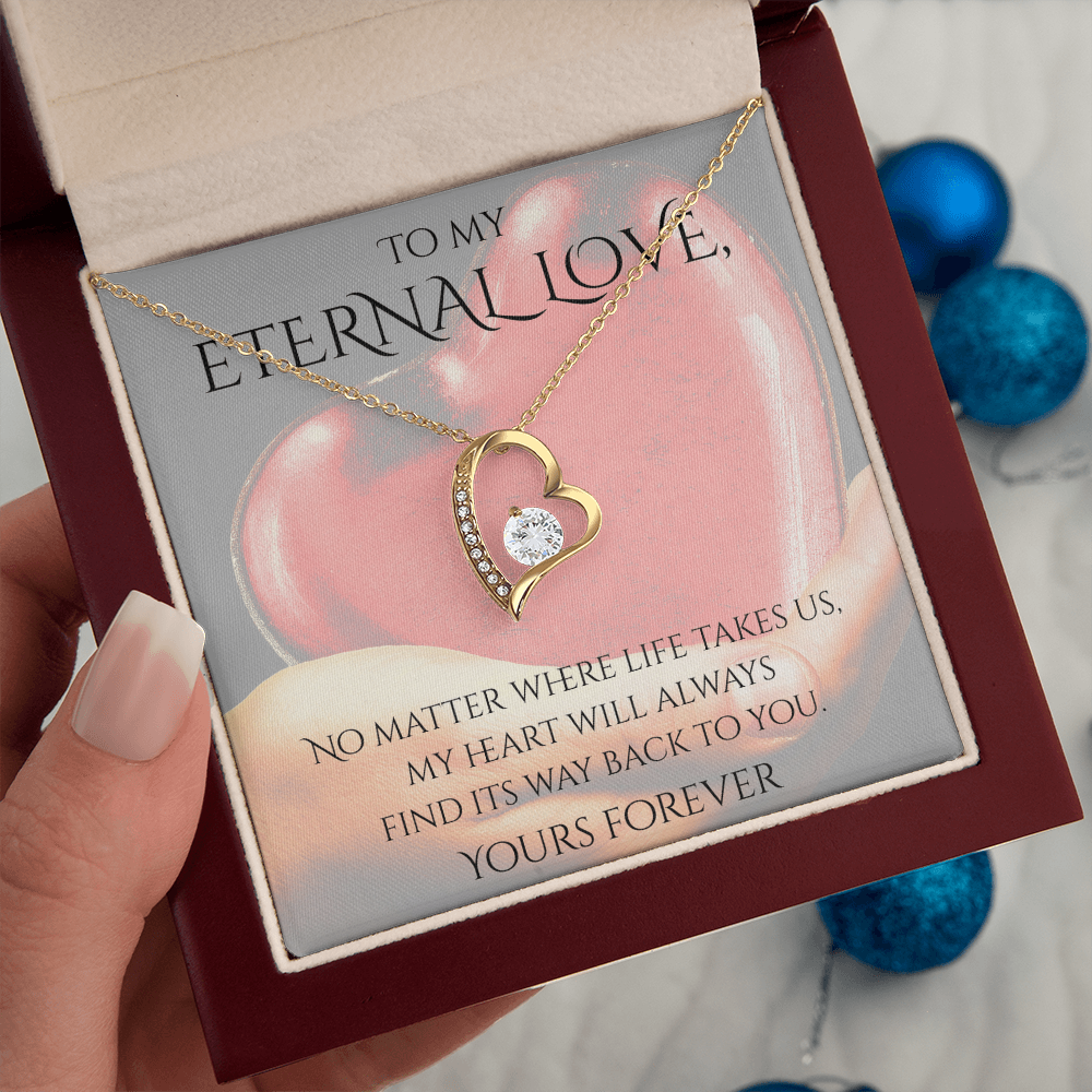 Valentine's Day Infinite Love Necklace - Gifts For Partner