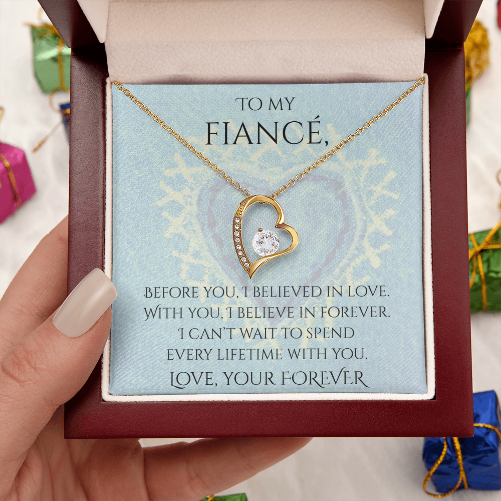 Valentine's Day Infinite Love Necklace - Gifts For Fiancé