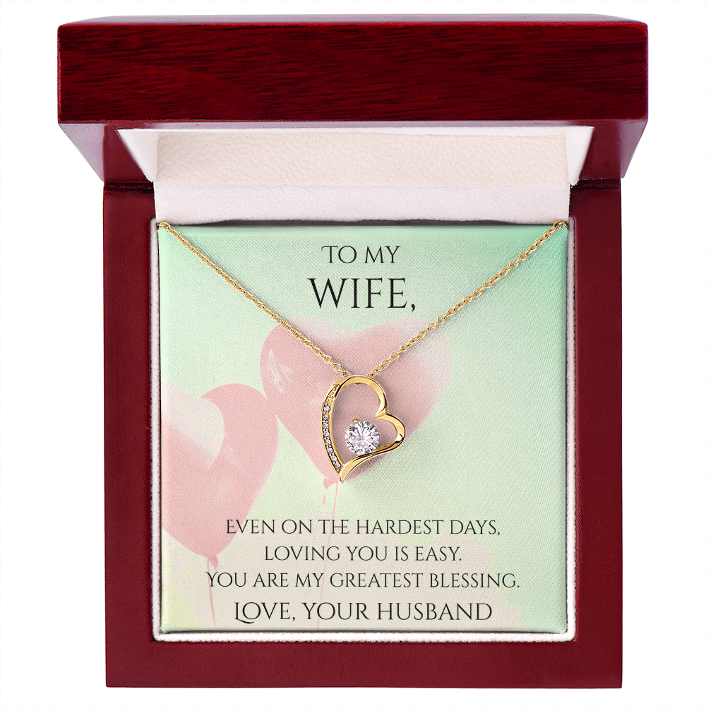 Valentine's Day Infinite Love Necklace - Gifts For Wife (Message 04)