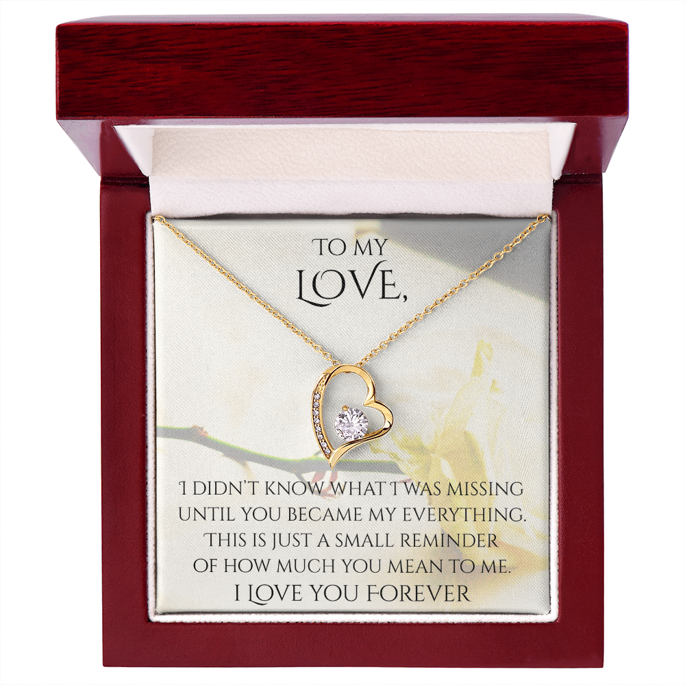 Valentine's Day Infinite Love Necklace - Gifts For Partner (Message 03)