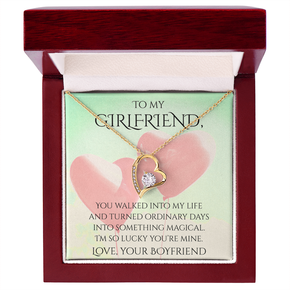 Valentine's Day Infinite Love Necklace - Gifts For Girlfriend (Message 03)